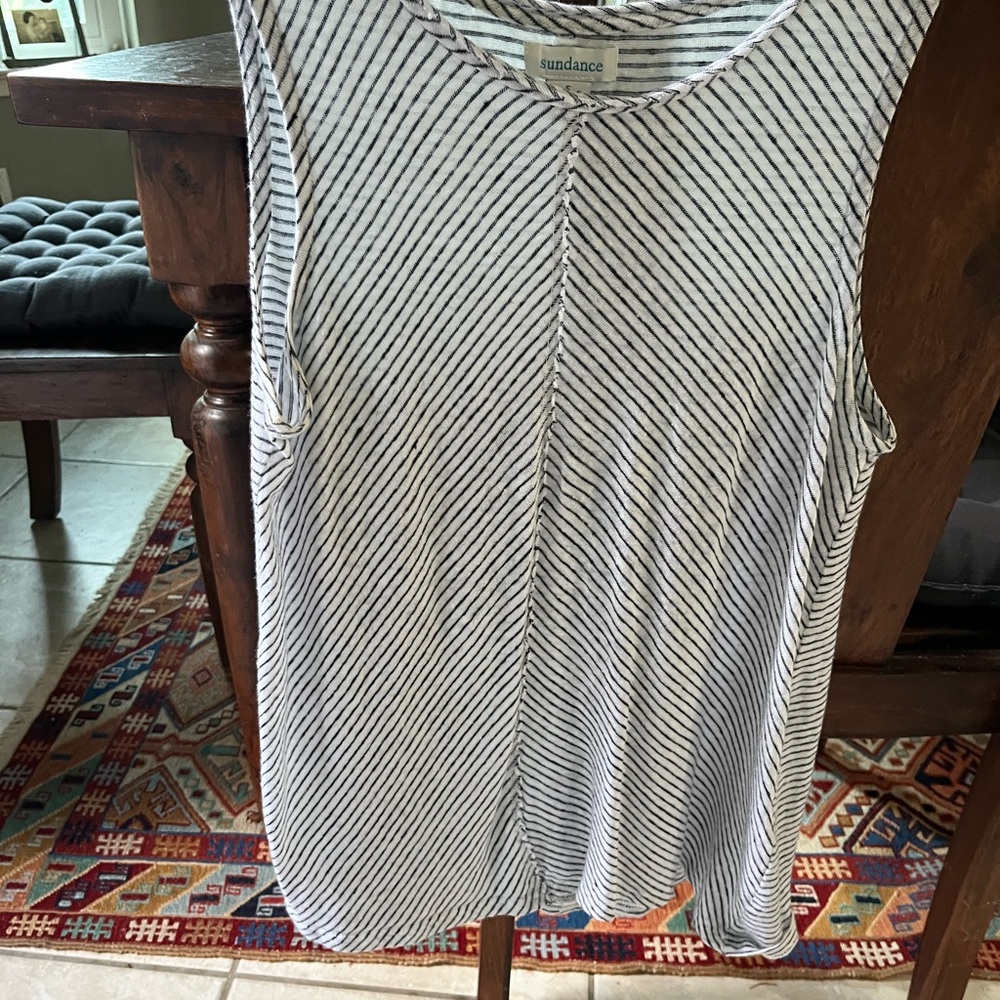 Sundance linen A-line tank